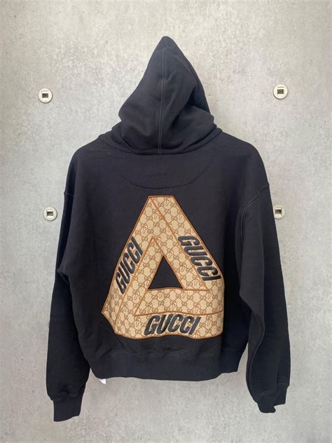 palace gucci hoodie with triferg gg patch|gucci x palace.